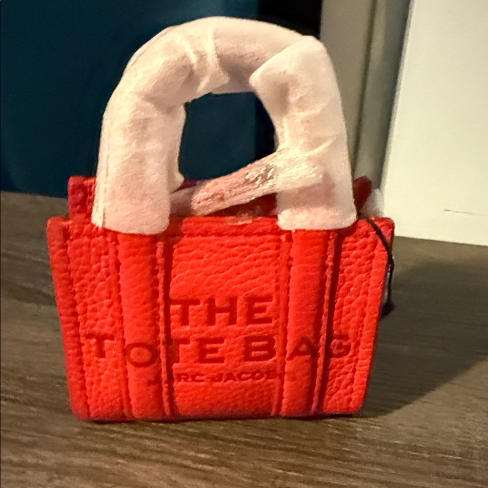 Marc Jacob Red bag charm NEW